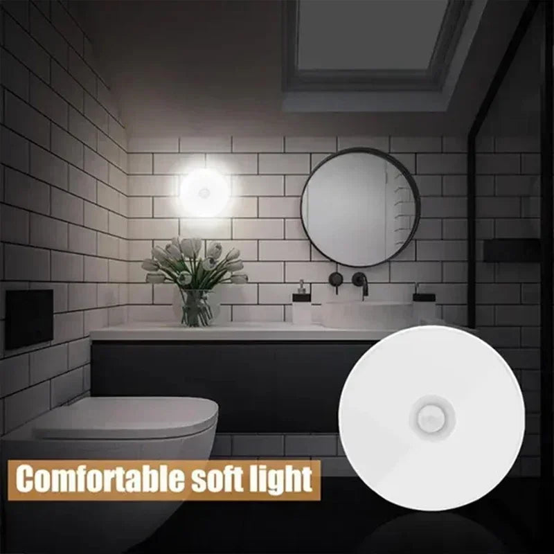 MotionGlowCo Motion Sensor Night Light – USB Rechargeable, Wireless & Magnetic for Closet & Stairs