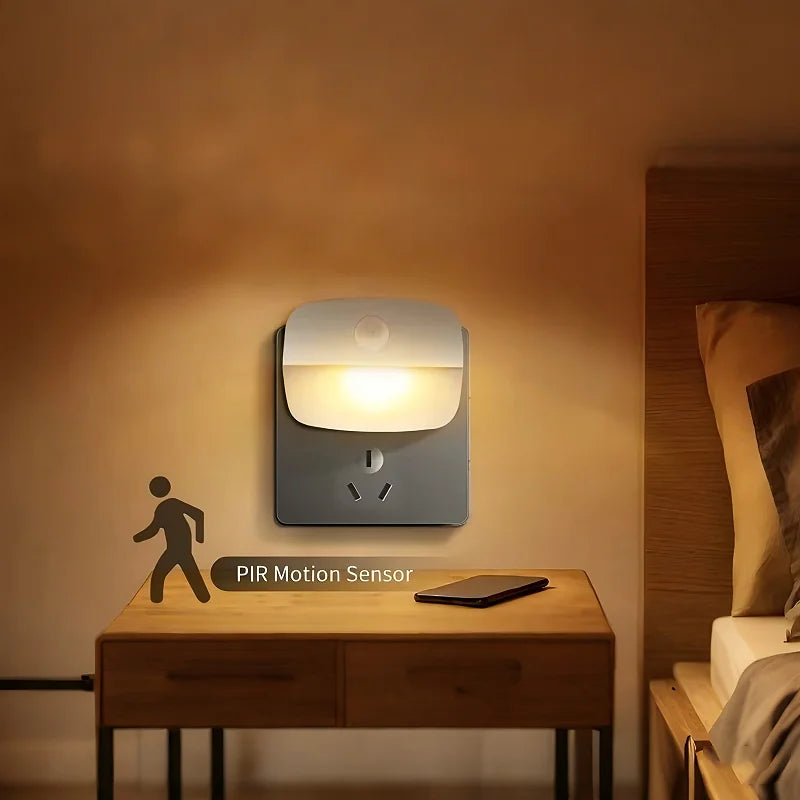 MotionGlowCo PIR Night Light – Auto On/Off, Perfect for Bedroom & Closet