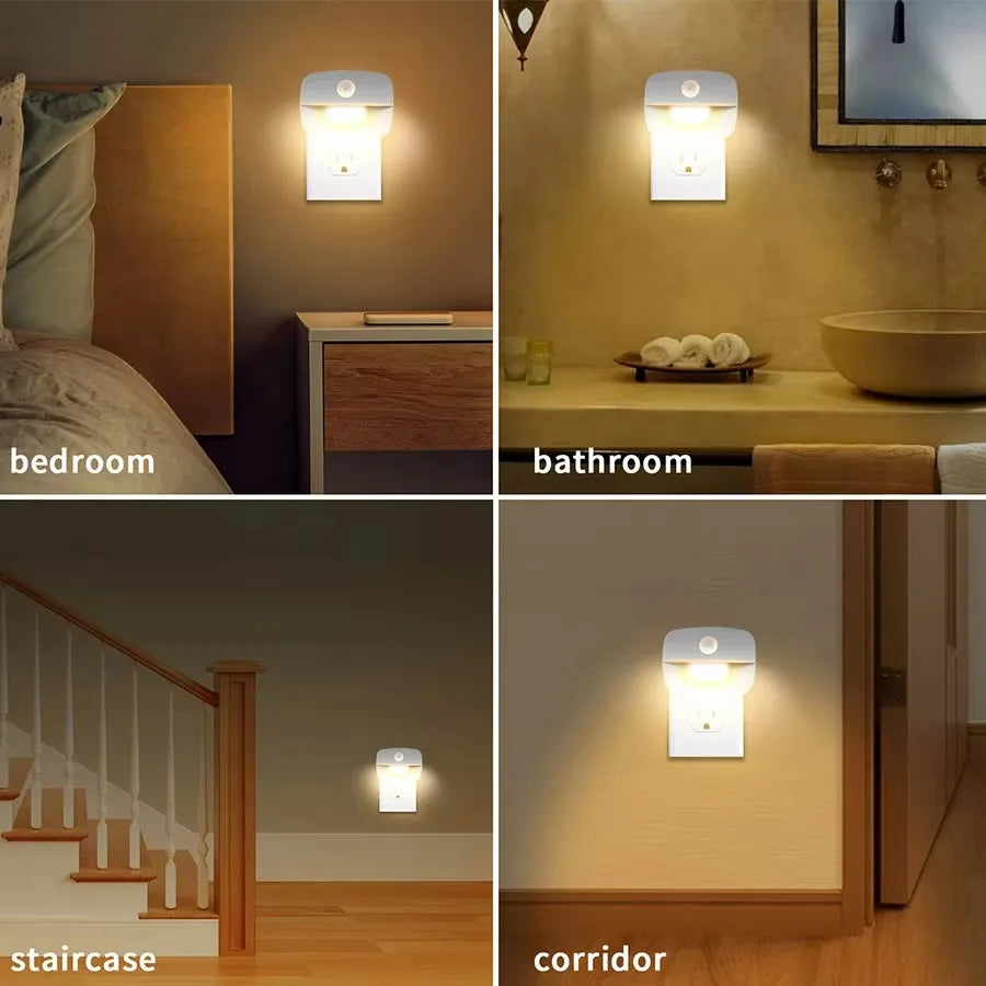 MotionGlowCo PIR Night Light – Auto On/Off, Perfect for Bedroom & Closet