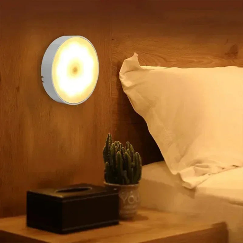 MotionGlowCo Motion Sensor Night Light – USB Rechargeable, Wireless & Magnetic for Closet & Stairs