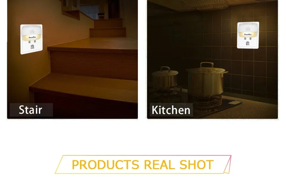 MotionGlowCo PIR Night Light – Auto On/Off, Perfect for Bedroom & Closet