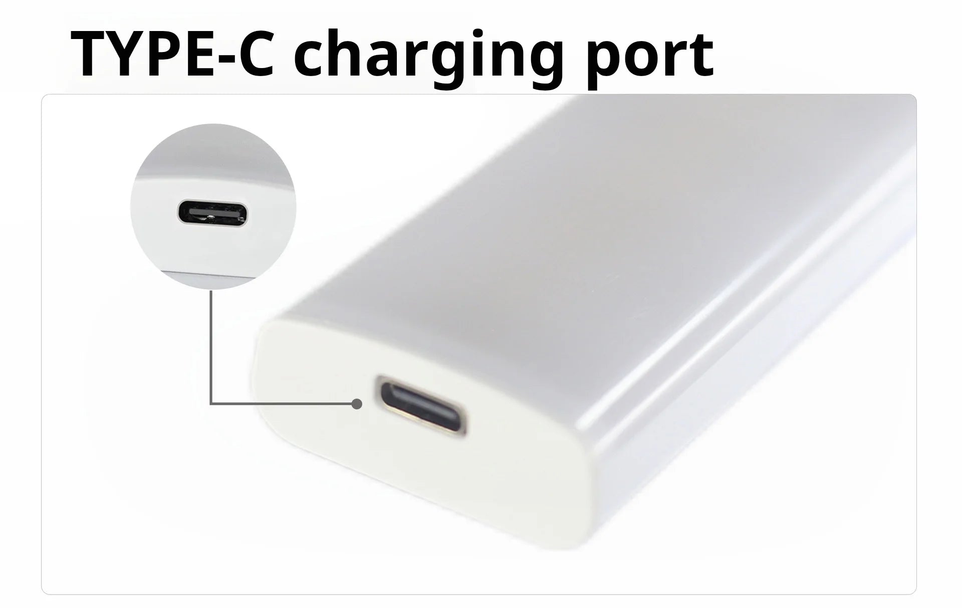 MOTIONGLOWCO 1pc Wireless Rechargeable LED Motion Sensor Cabinet Light