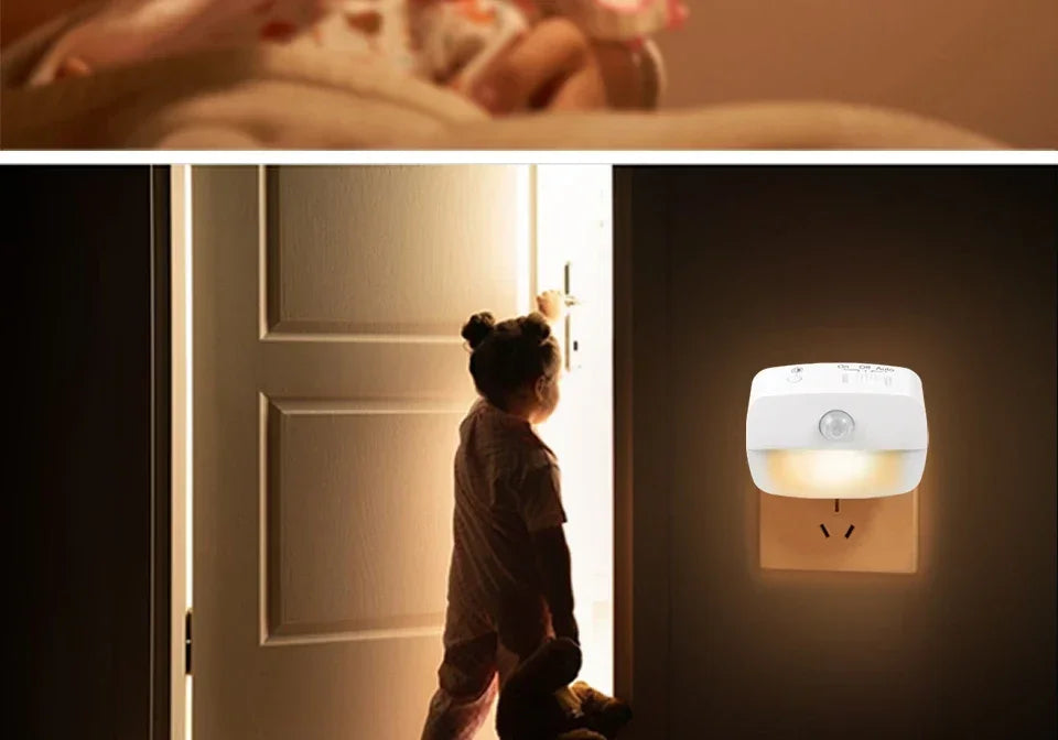 MotionGlowCo PIR Night Light – Auto On/Off, Perfect for Bedroom & Closet