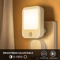 MOTIONGLOWCO Night Light Motion Sensor With LED Light EU Plug Lamps Children Night Light Wireless Night Lamp For Bedside Table Bedroom Time Display